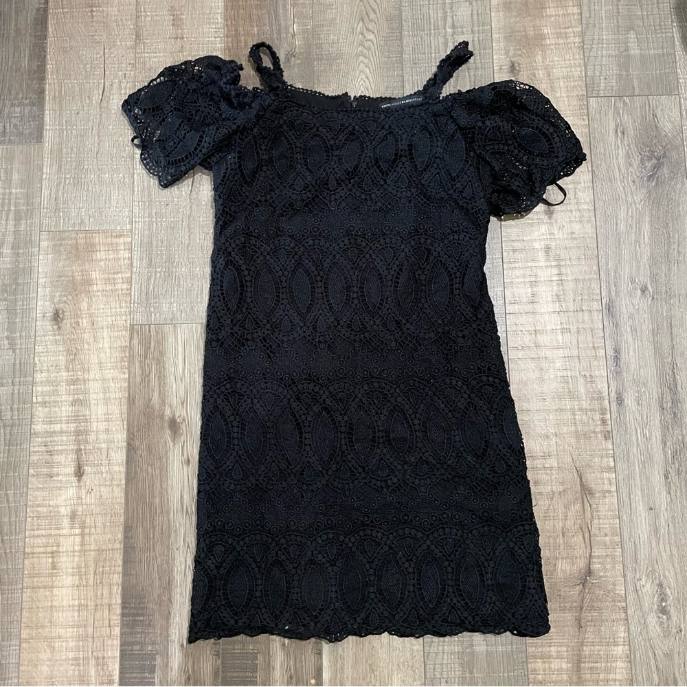 Adorable cocktail black dress from White House black market